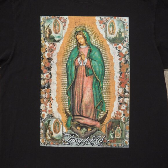 !! Shaka Wear Our Lady of Guadalupe Short Sleeve Tee Shirt sz 2XL - Picture 2 of 6